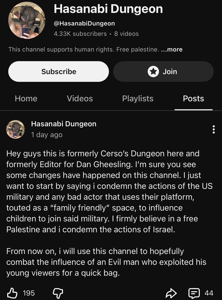 HasanAbi Dungeon rebrand