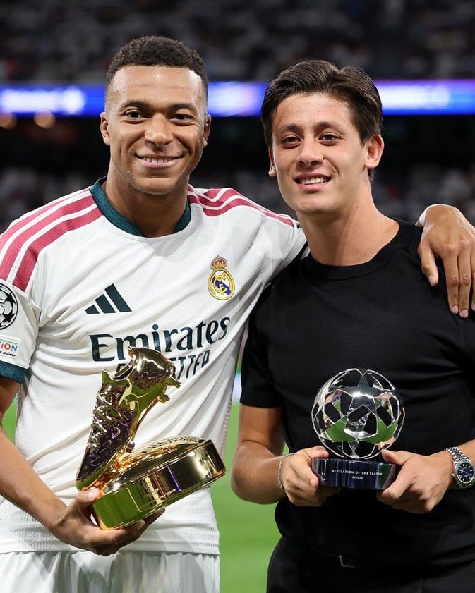 Arda Güler Champions League breakthrough award