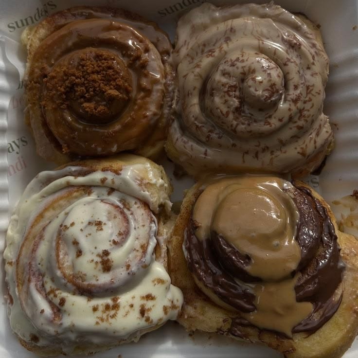 Cinnamon rolls close-up
