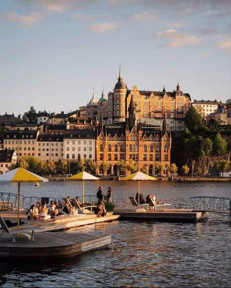 Stockholm Sweden dock scene (photo 1 of 4)