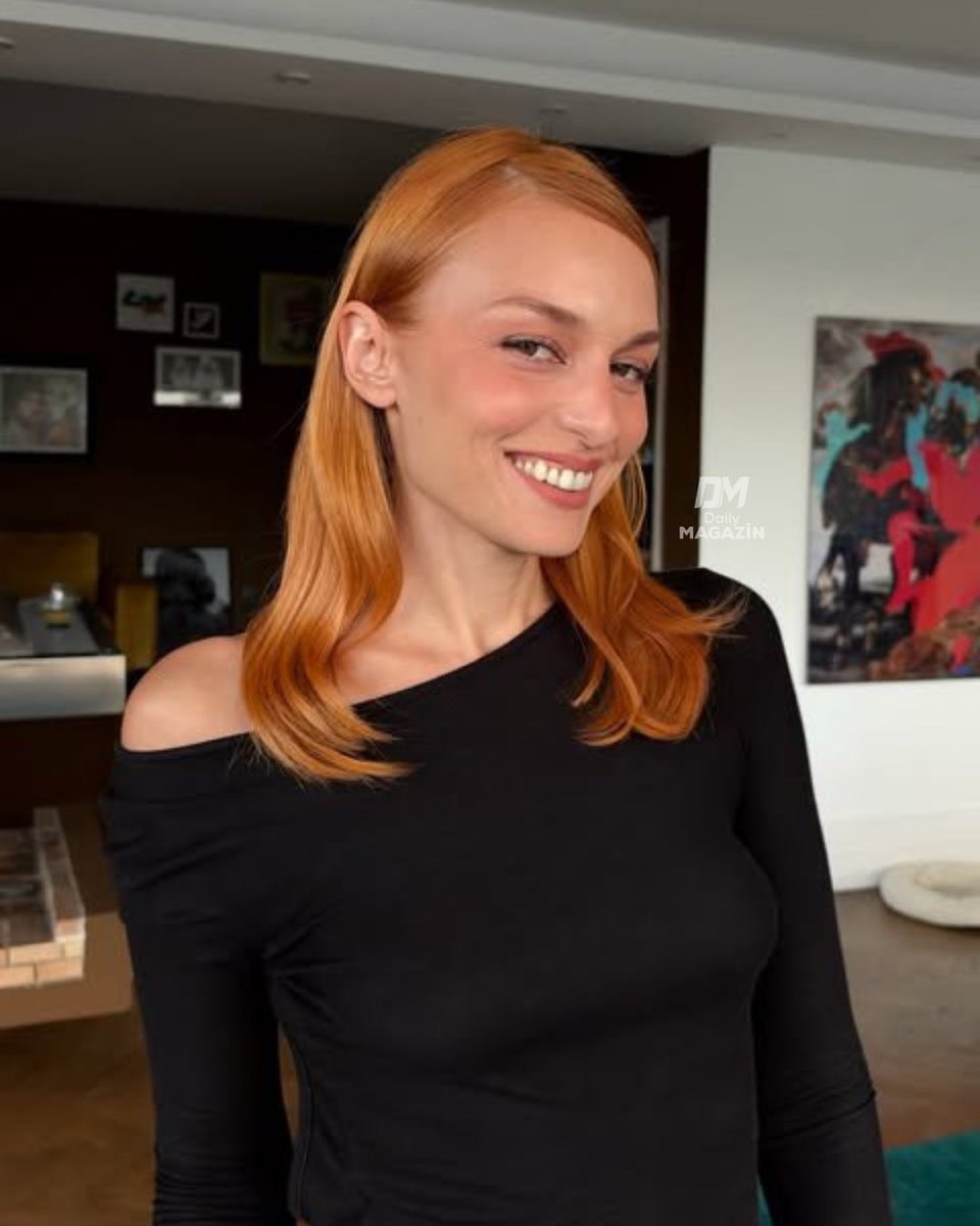 Nilperi Şahinkaya copper hair