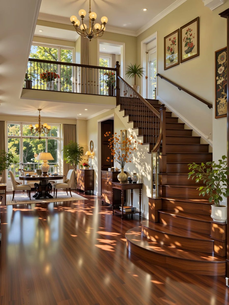 grand interior staircase (photo 1 of 4)