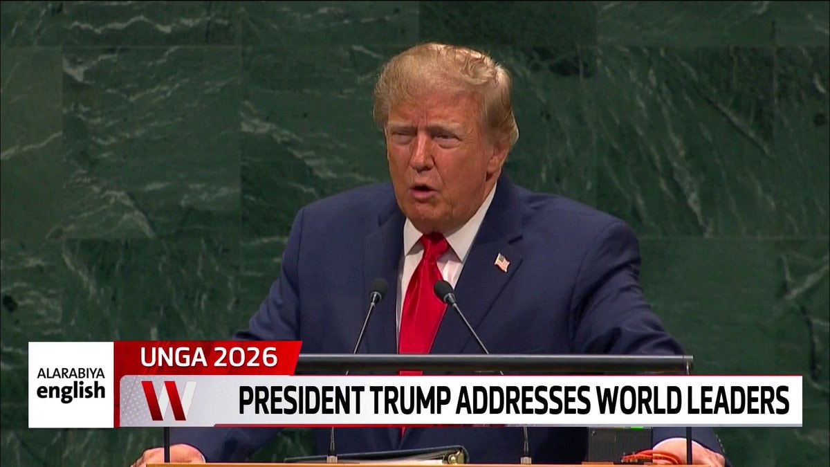 Trump UNGA 2026 on Iran and AI