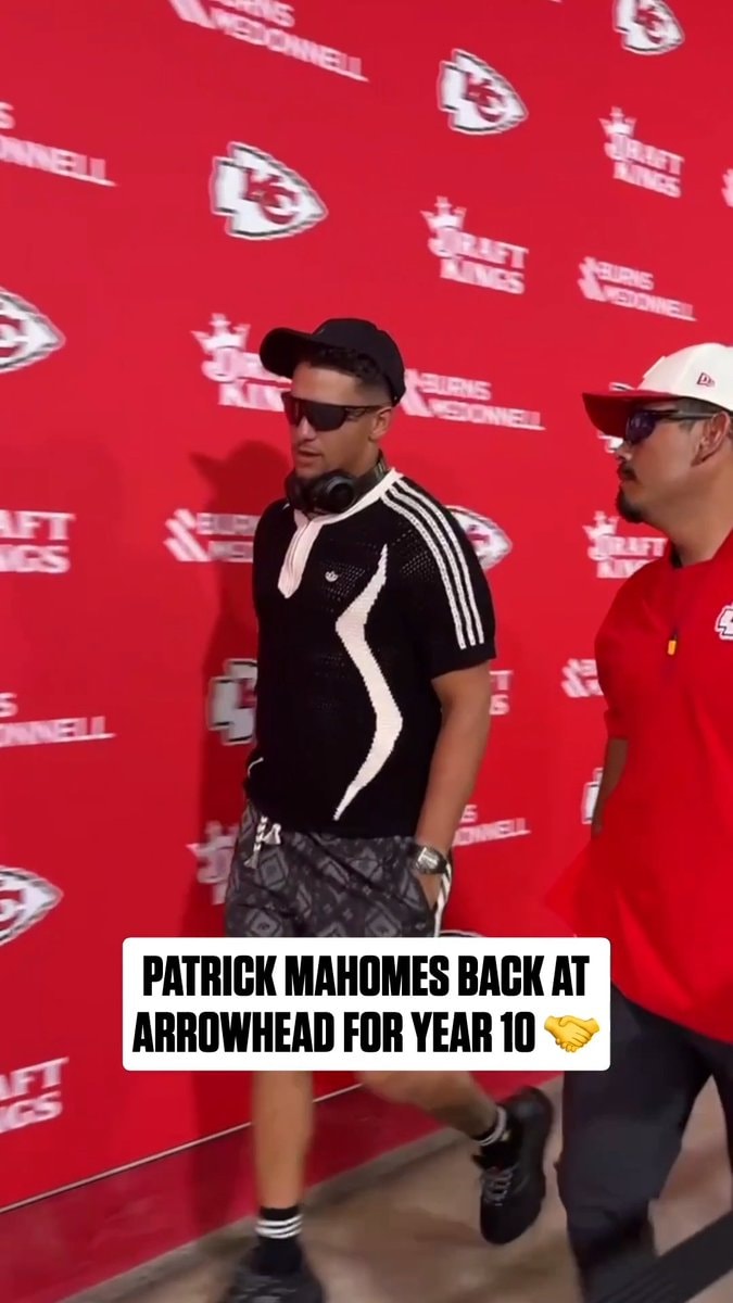 Patrick Mahomes at Arrowhead for Chiefs vs Rams