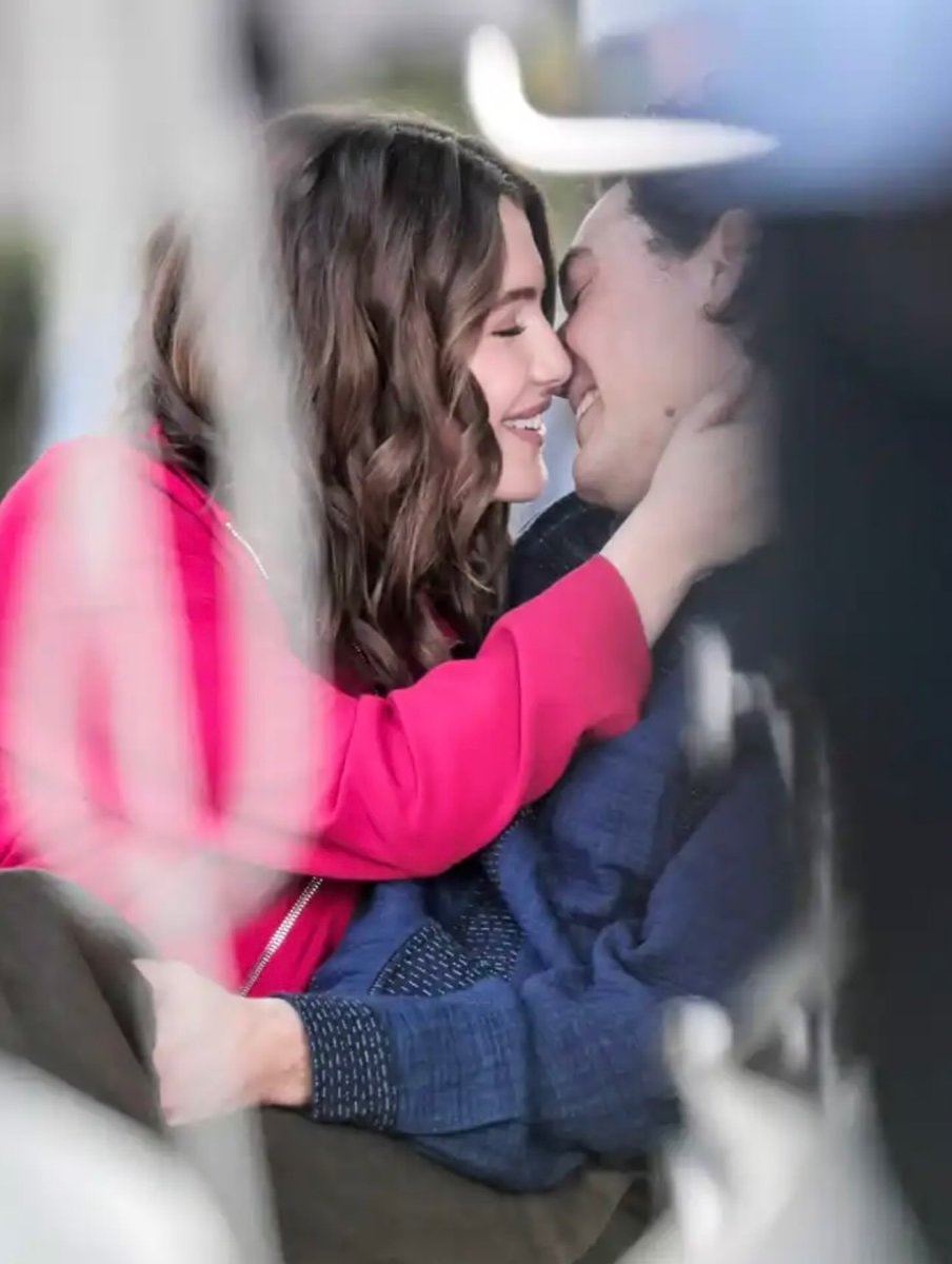 Ella Bright and Belmont Cameli filming Off Campus (photo 2 of 4)