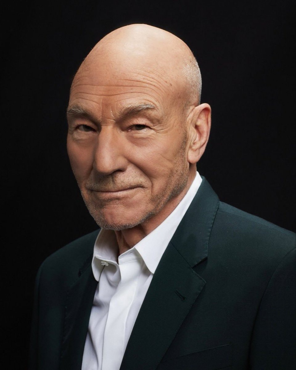 Patrick Stewart portrait
