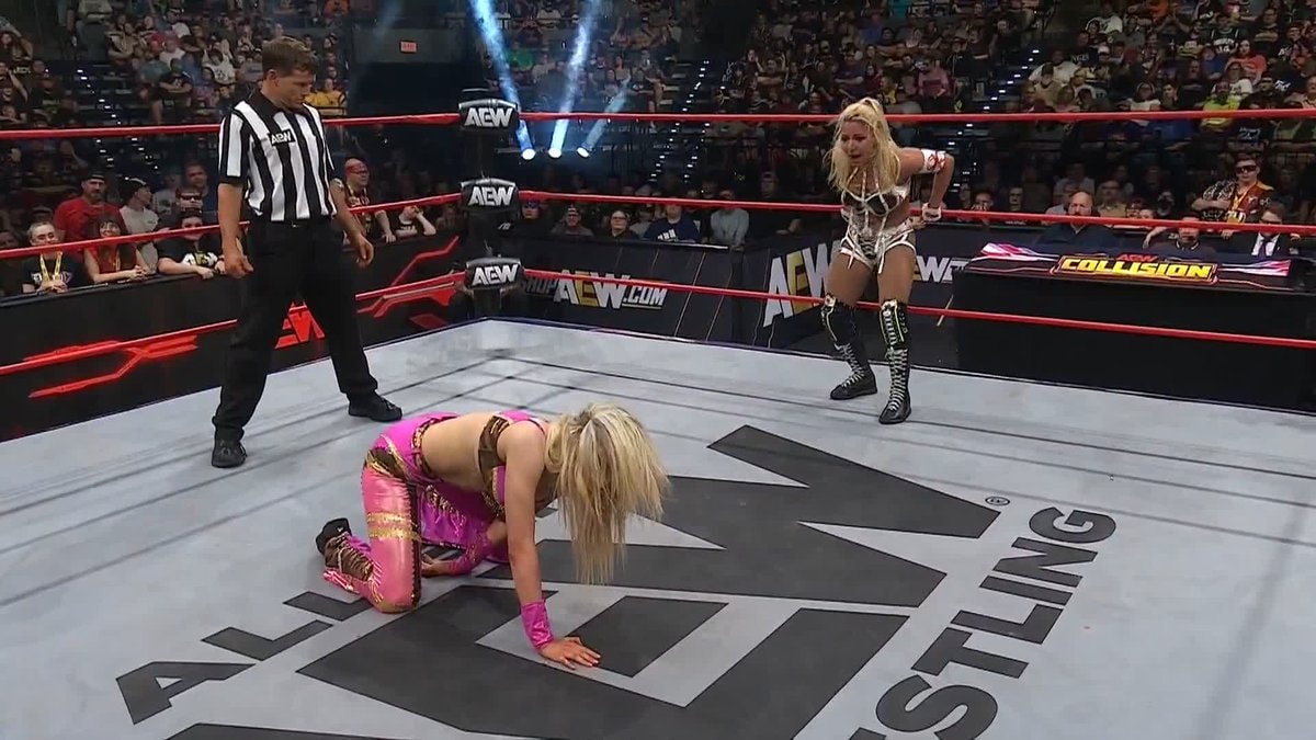 Thekla vs Zayda Steel AEW Collision