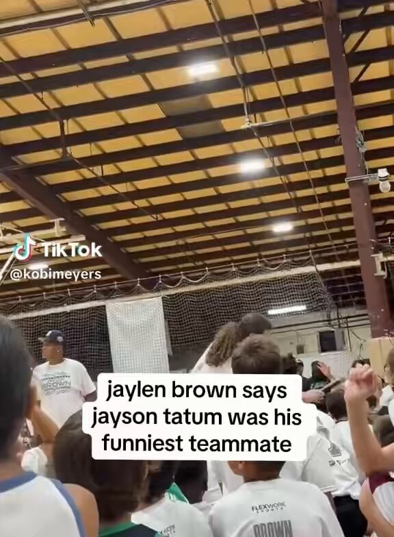 Jaylen Brown on Jayson Tatum Jaylen Brown on Jayson Tatum