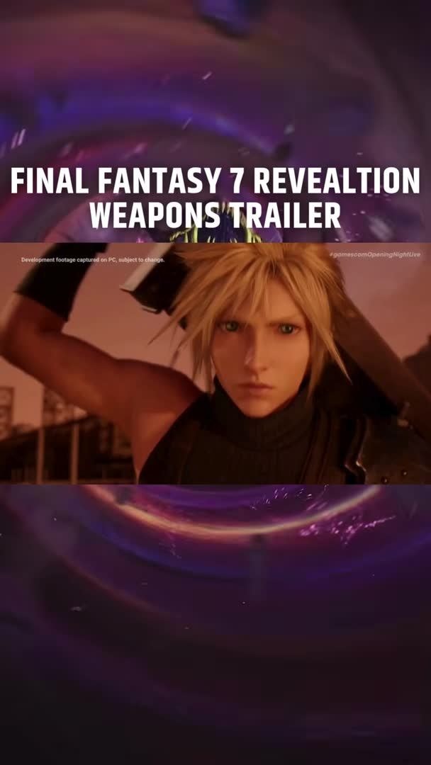 Final Fantasy VII Revelation Weapons trailer