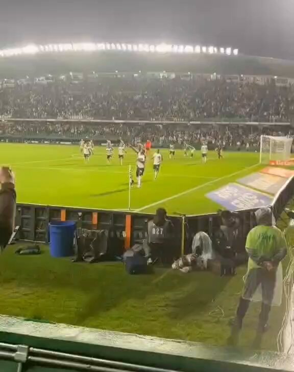 Brazilian Serie A celebration injury