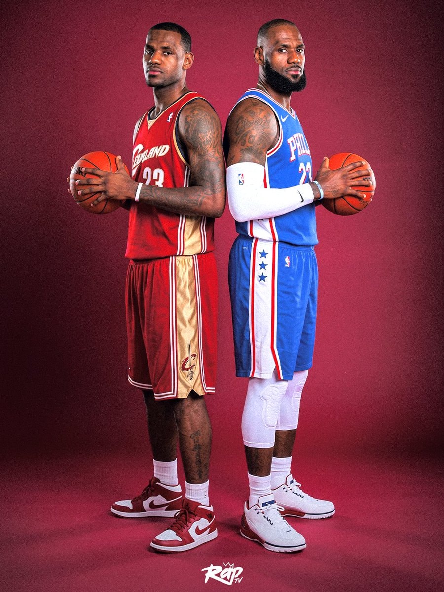 LeBron James Philadelphia debut
