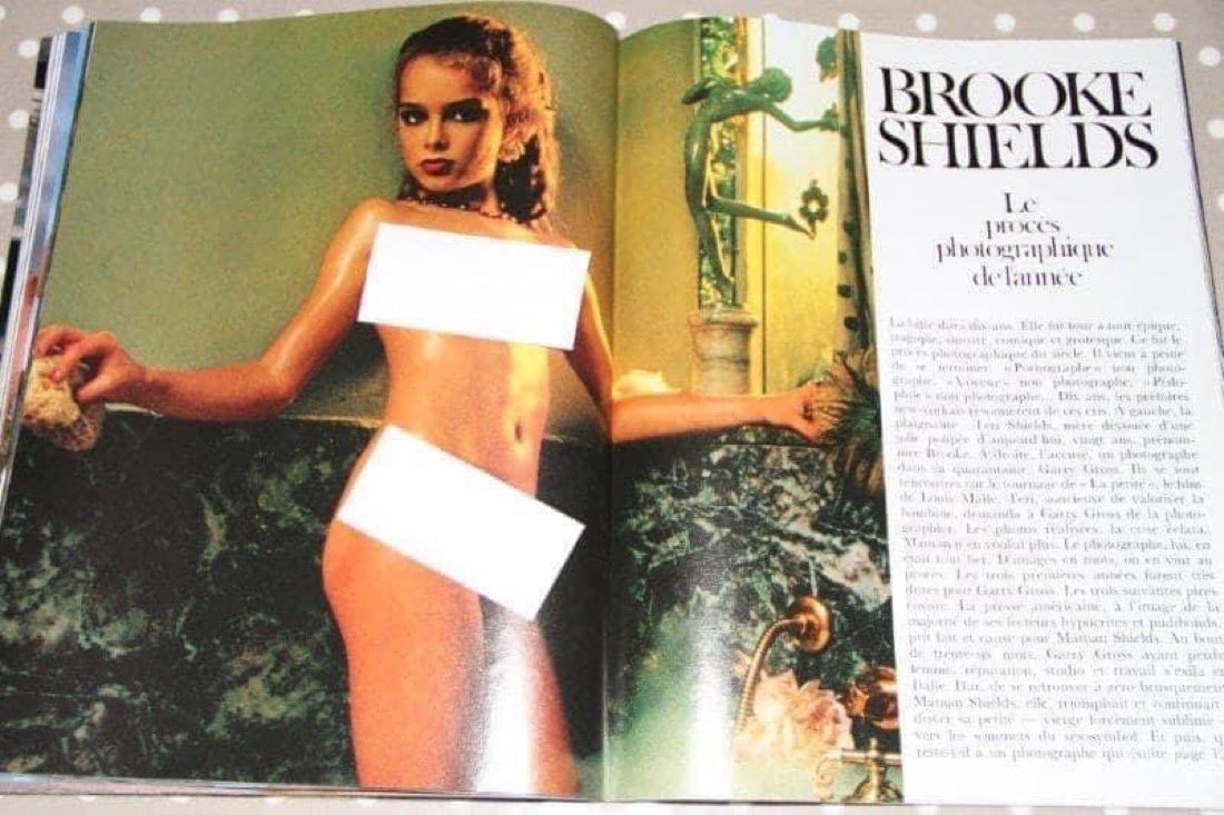 Brooke Shields 1976 magazine spread