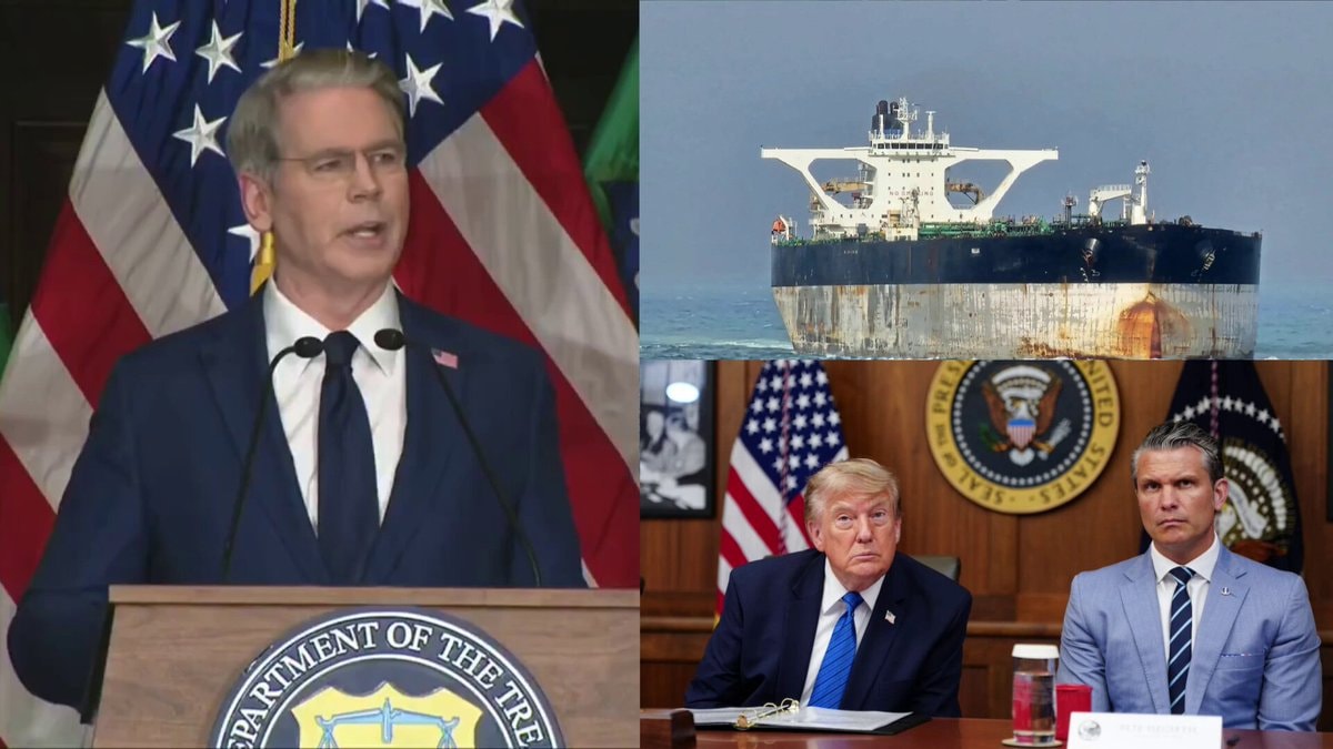Bessent Iran oil blockade working