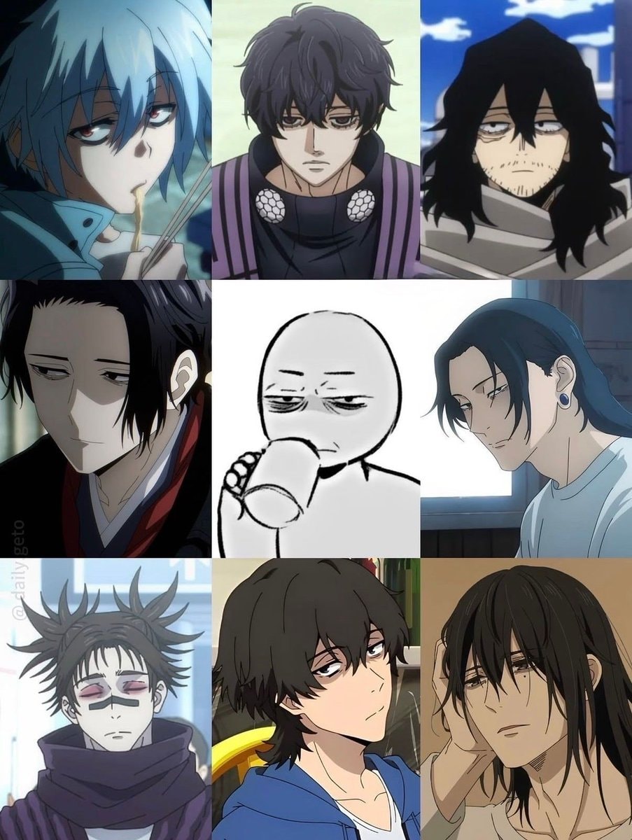 anime exhaustion collage anime exhaustion collage