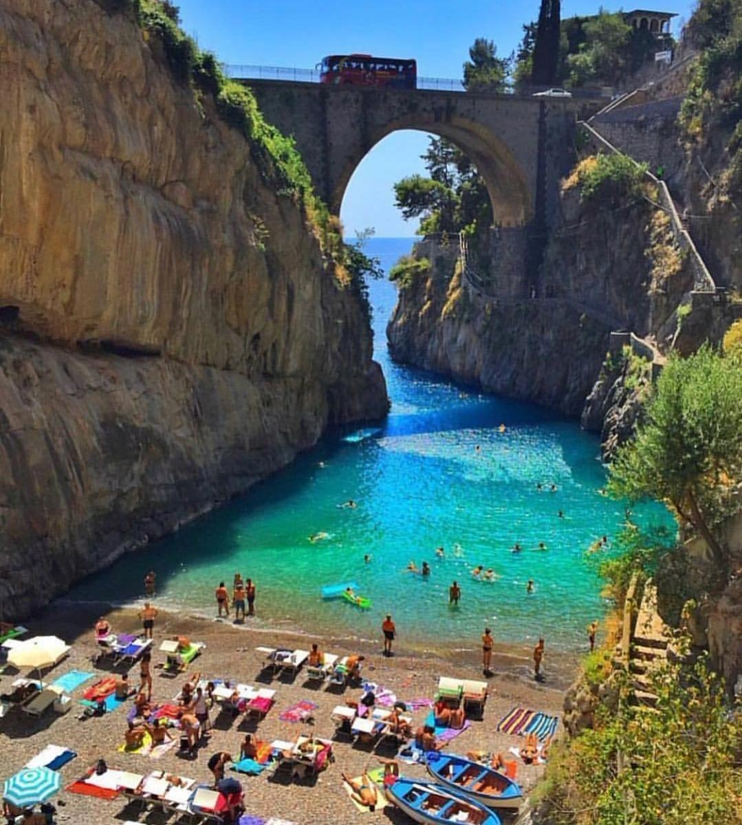 Amalfi Coast as a fiord of fury