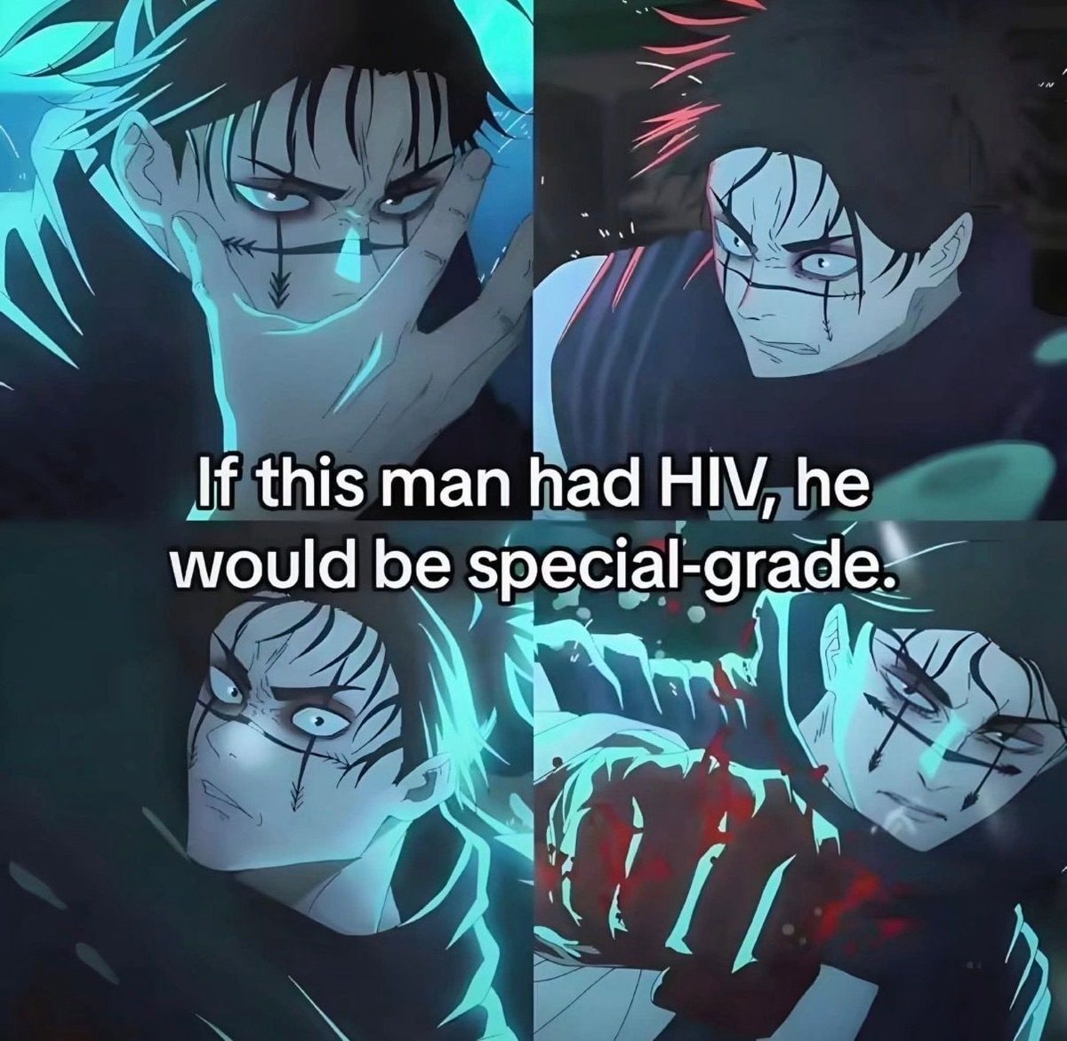 anime character special grade meme