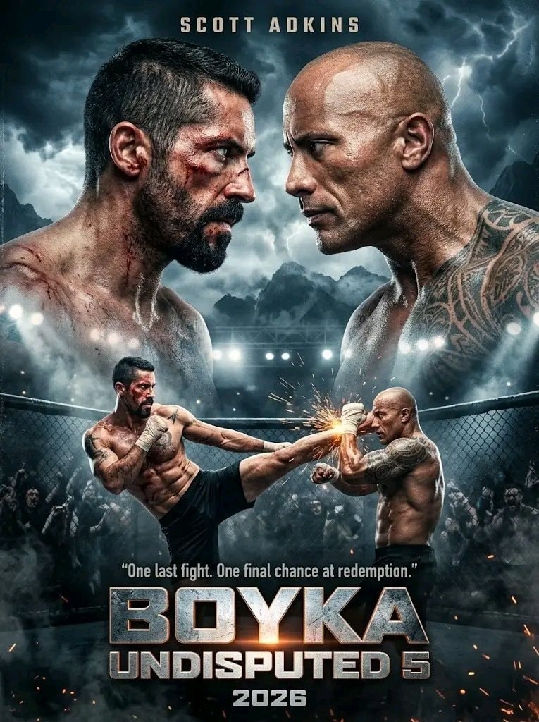 Scott Adkins Dwayne Johnson movie poster