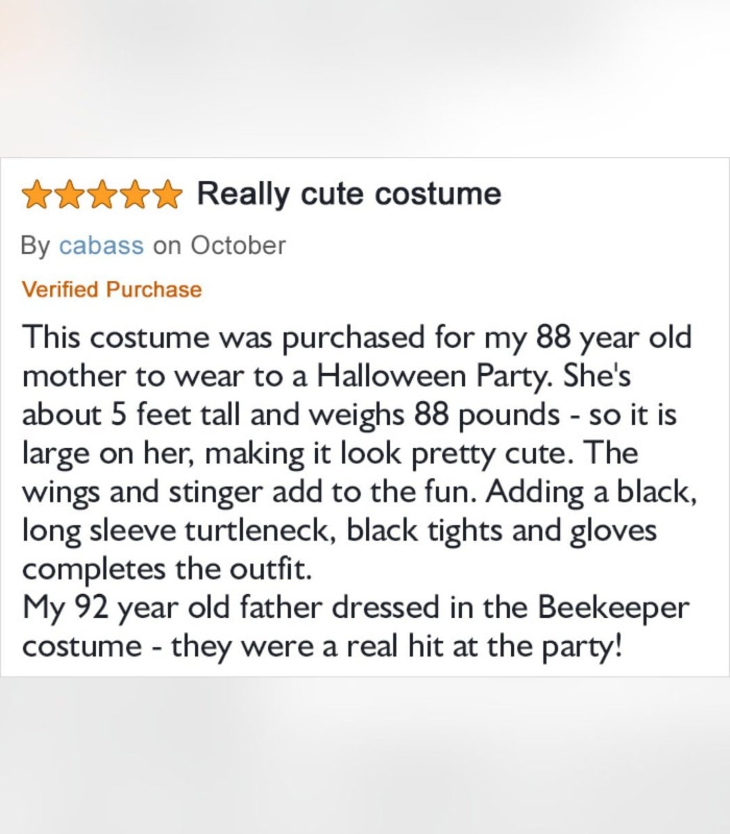 Elderly couple viral Halloween costume review (photo 2 of 2)