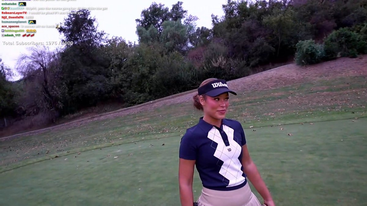 Yonna golf hustle moment