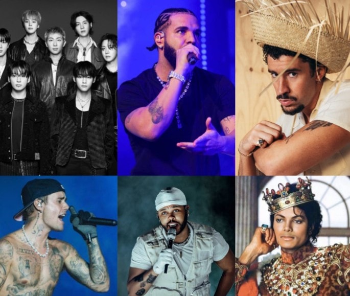 Biggest male artists 2026 list Biggest male artists 2026 list
