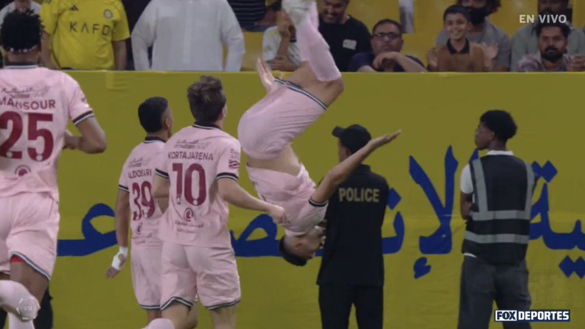 J Domingues celebrates Al Kholood win