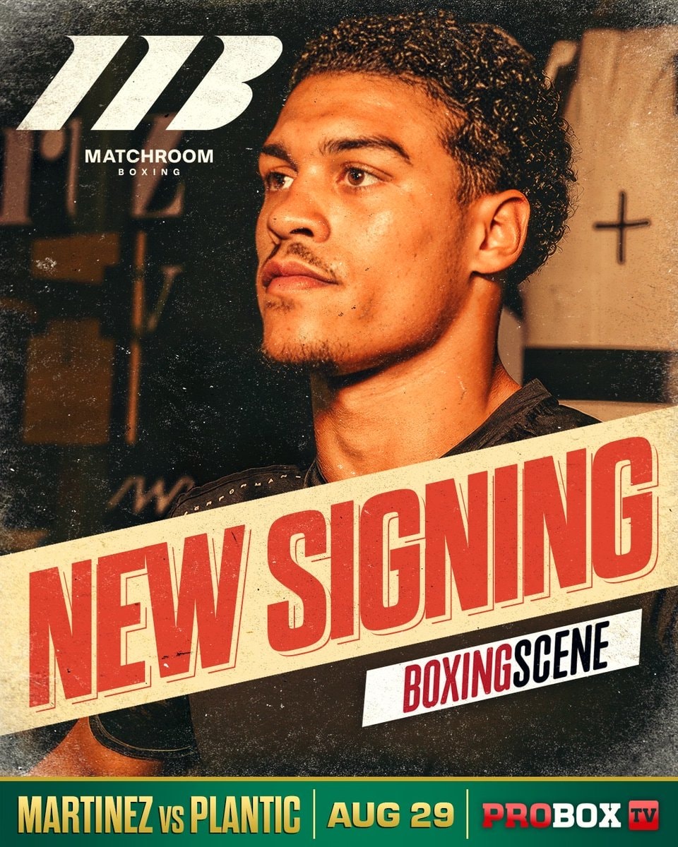 Odel Kamara Matchroom Boxing signing