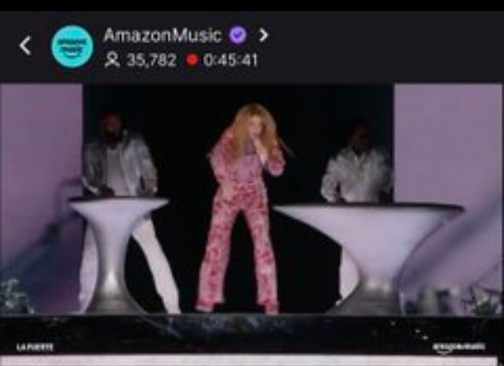 Shakira live from Madrid