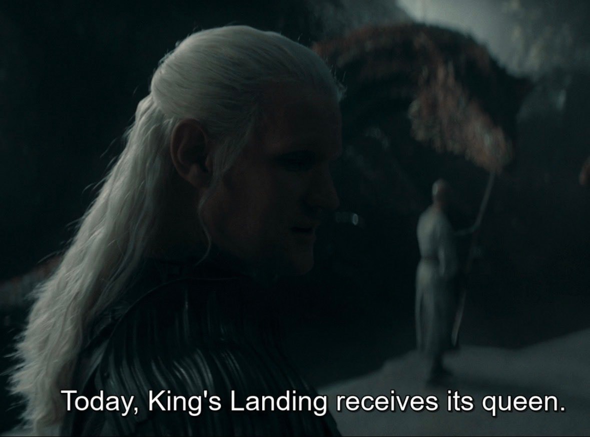 Daemon Targaryen King's Landing scene