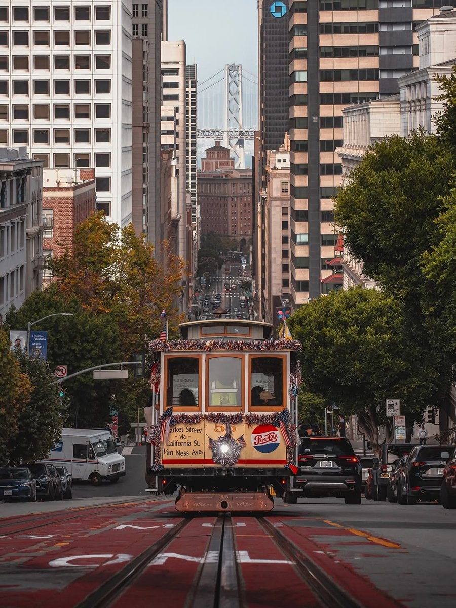 San Francisco cable car Pepsi