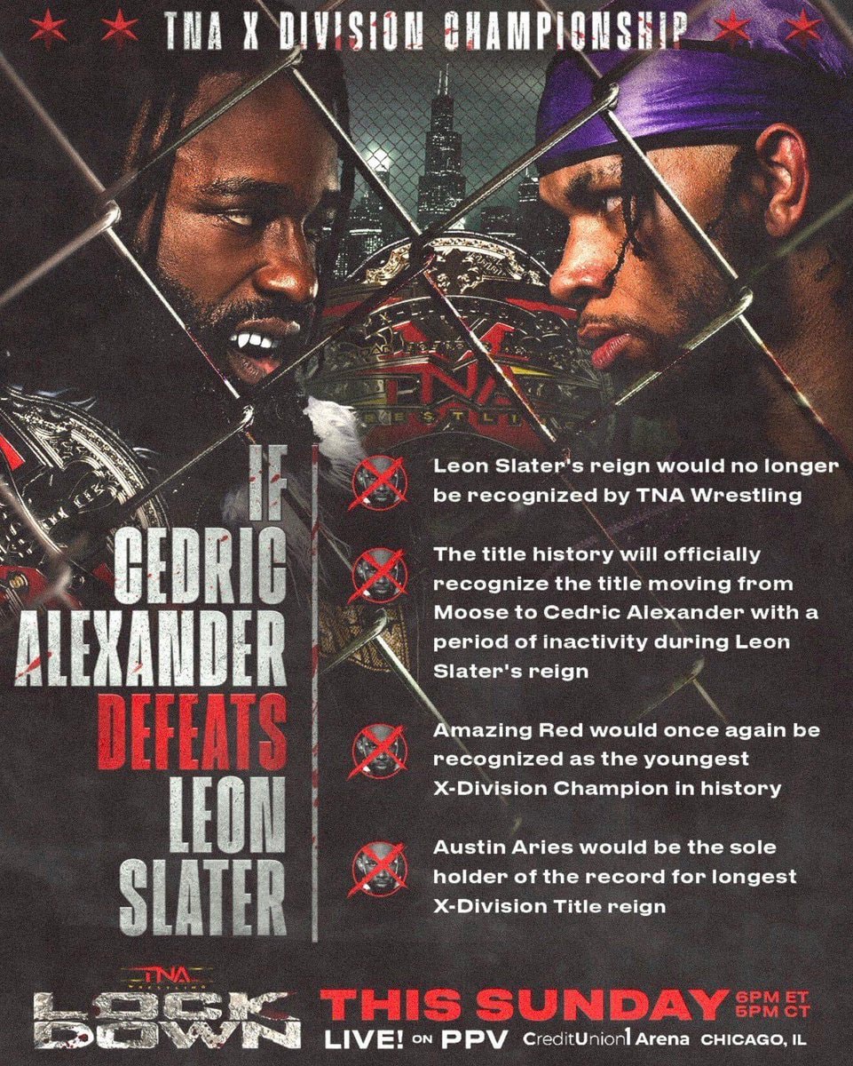 Cedric Alexander vs Leon Slater Lockdown