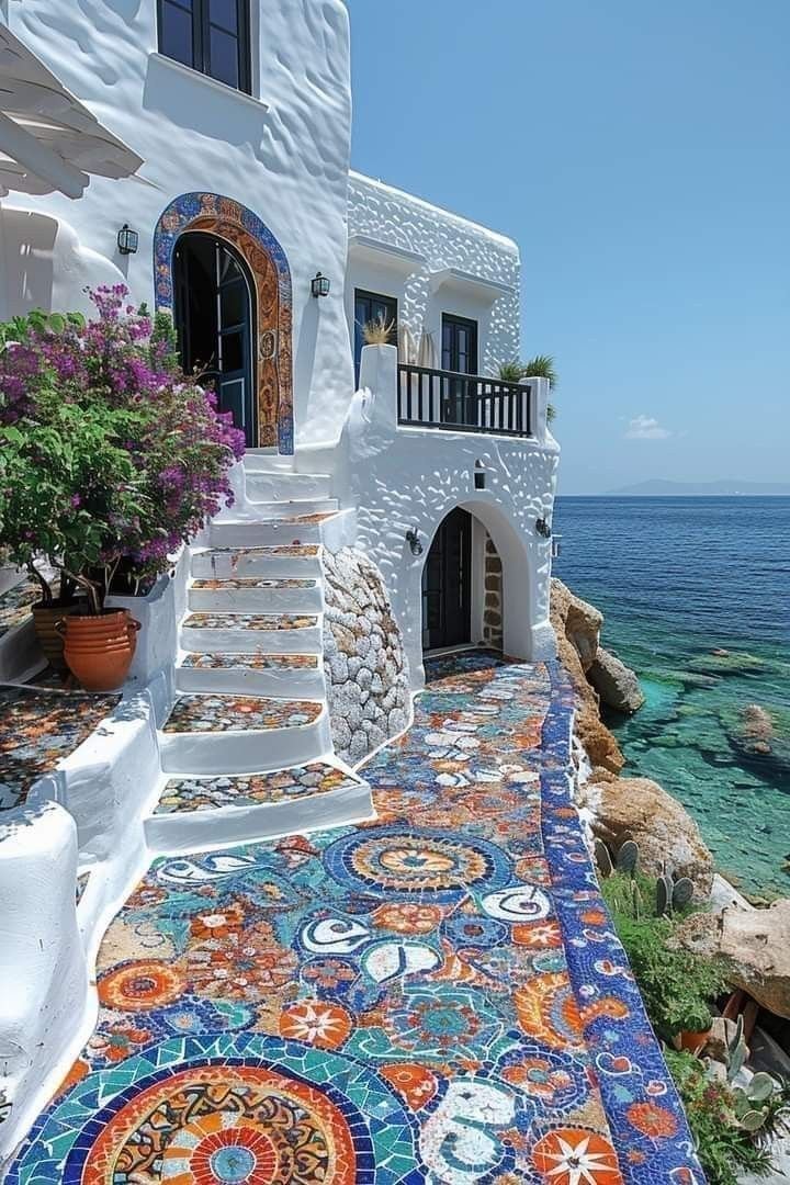 Santorini Greece art Santorini Greece art