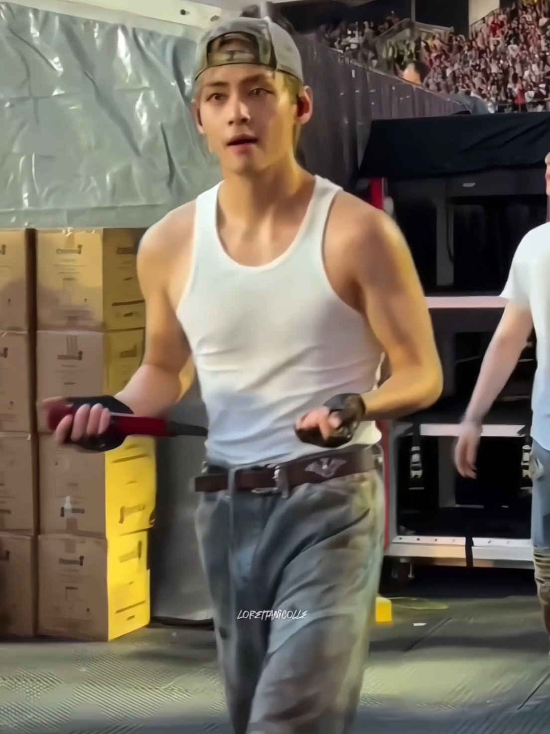 Taehyung backstage