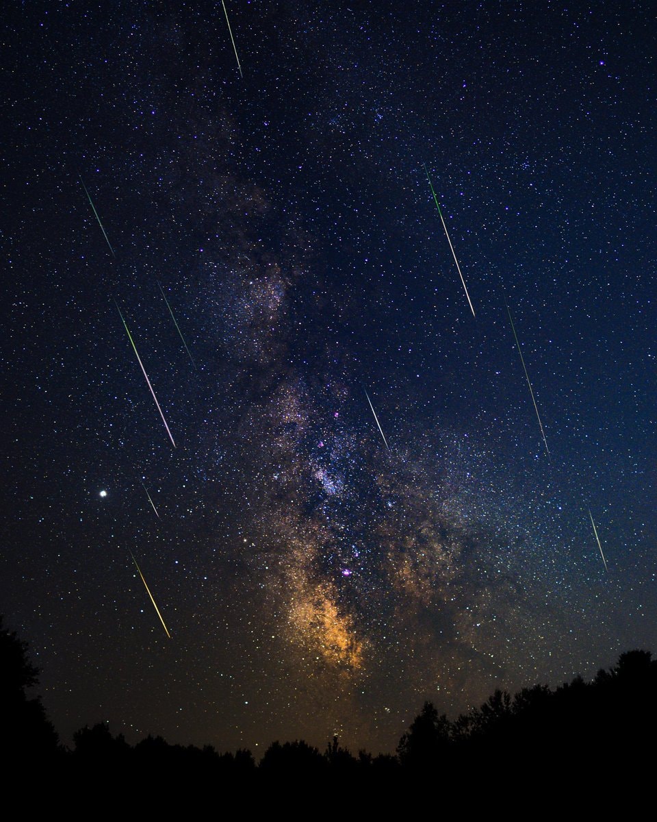 Perseid meteor shower peak