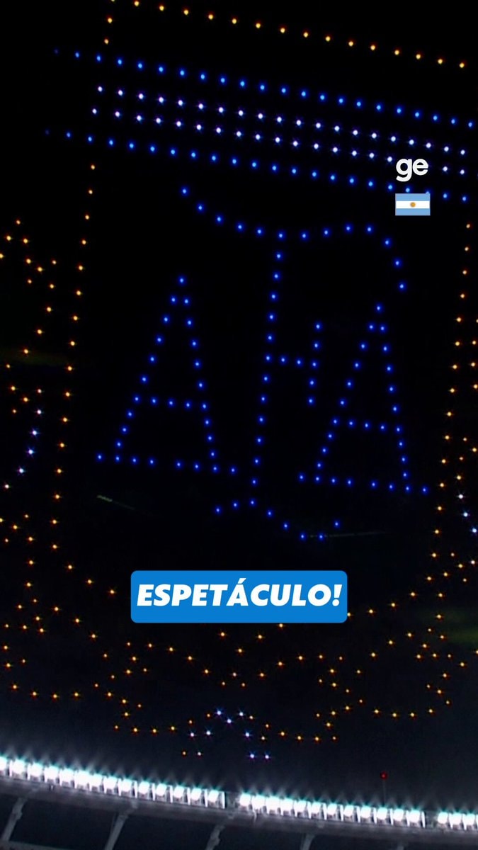 Lionel Messi farewell drone show