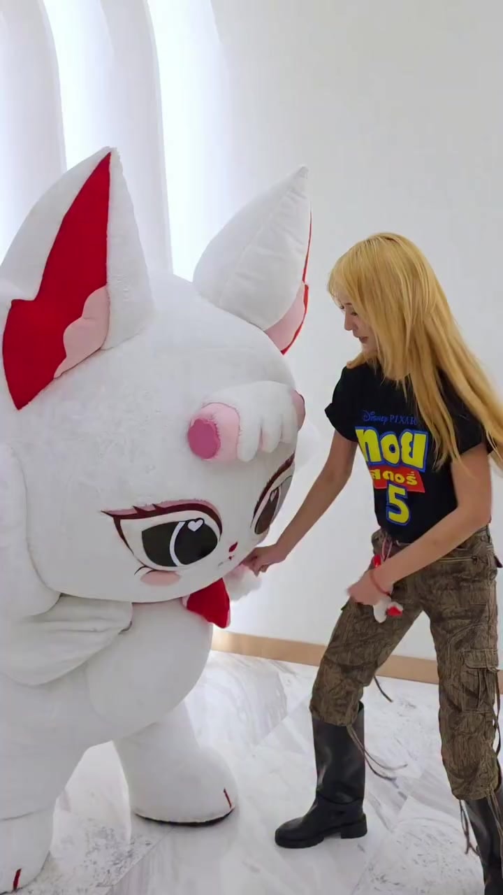 JJJFAM mascot moment 🦊🫶🏻🐯