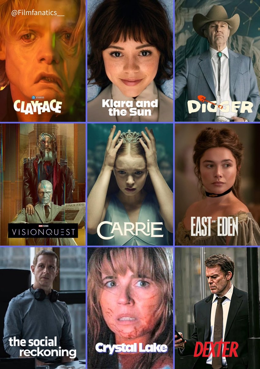 October movie lineup posters October movie lineup posters