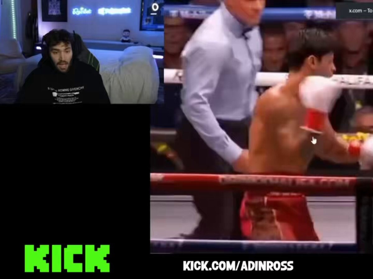 Adin Ross on Ryan Garcia vs Tank