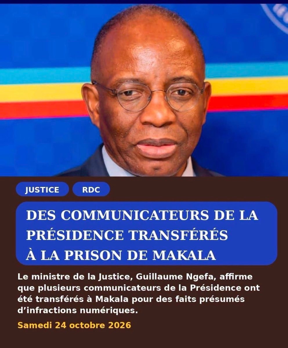 Guillaume Ngefa Makala prison transfer Guillaume Ngefa Makala prison transfer