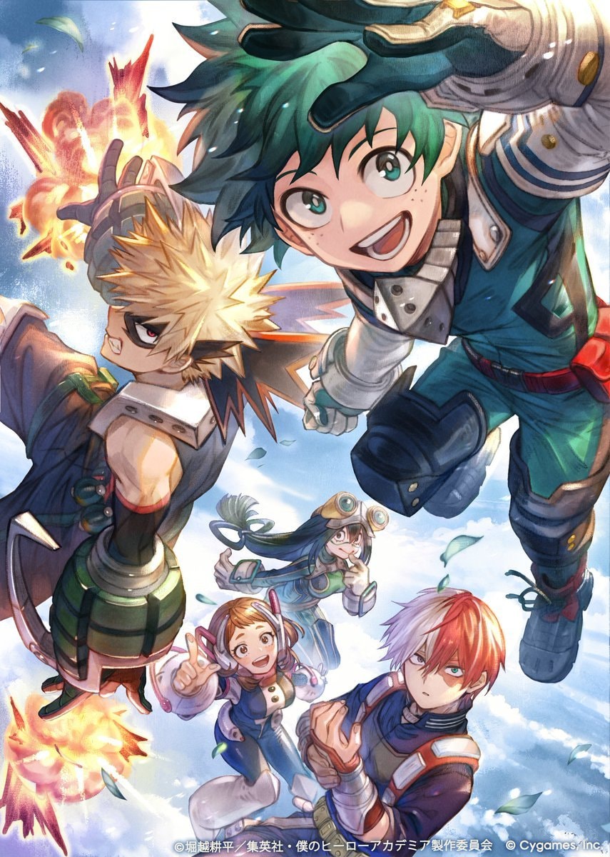 MY HERO ACADEMIA GRANBLUE FANTASY illustration