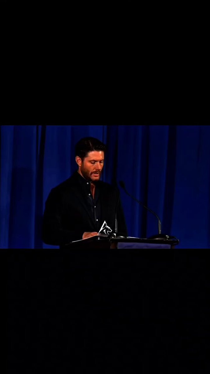 motivational speech at podium