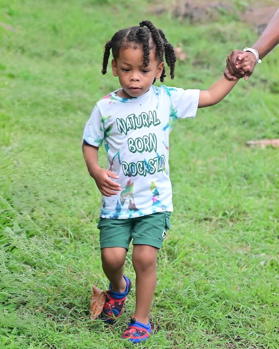Rihanna's son NATURAL BORN ROCKSTAR