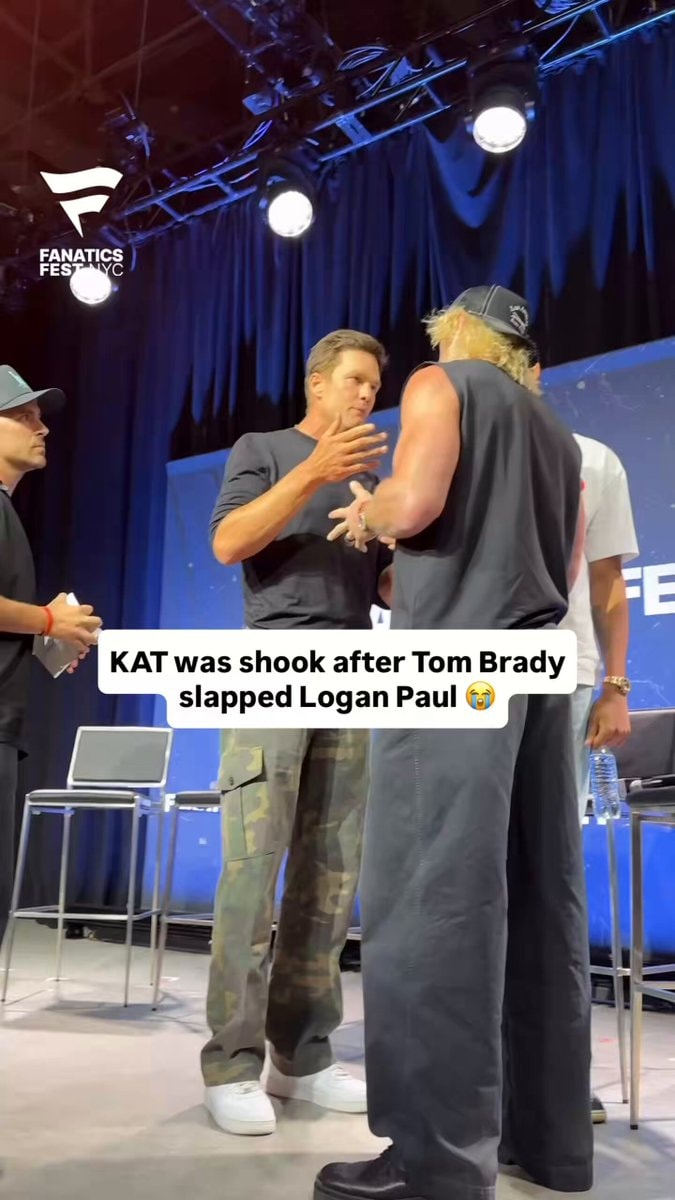 Tom Brady Logan Paul Fanatics Fest Tom Brady Logan Paul Fanatics Fest