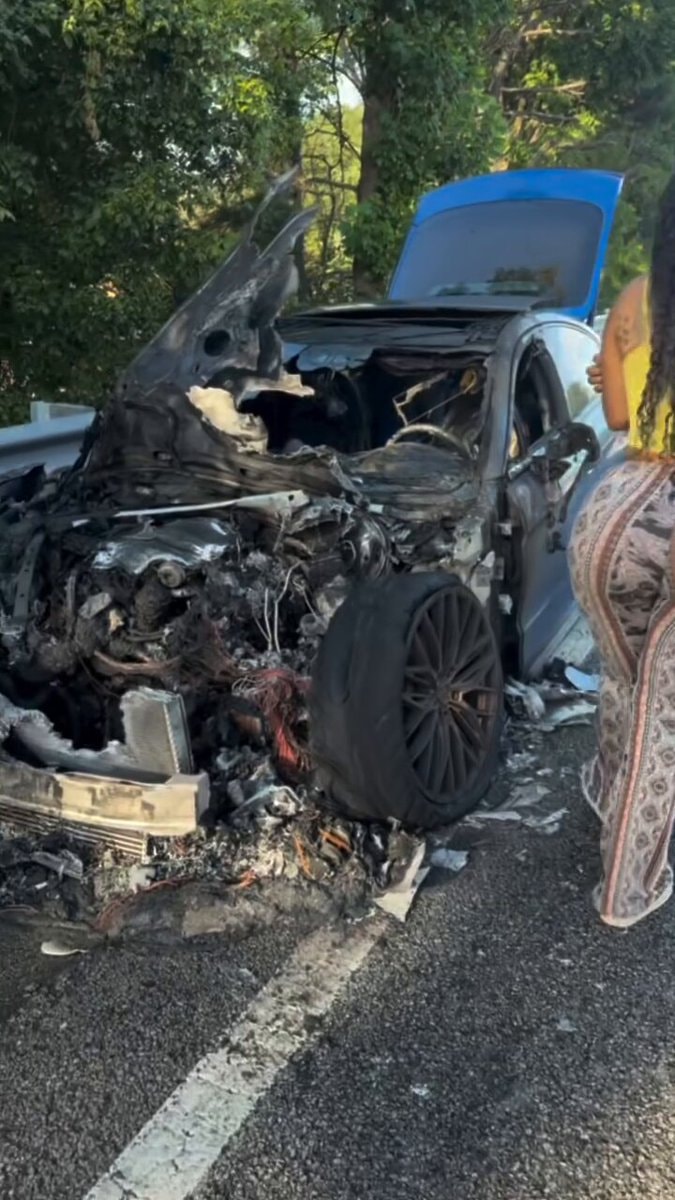 Johnni Blaze car fire