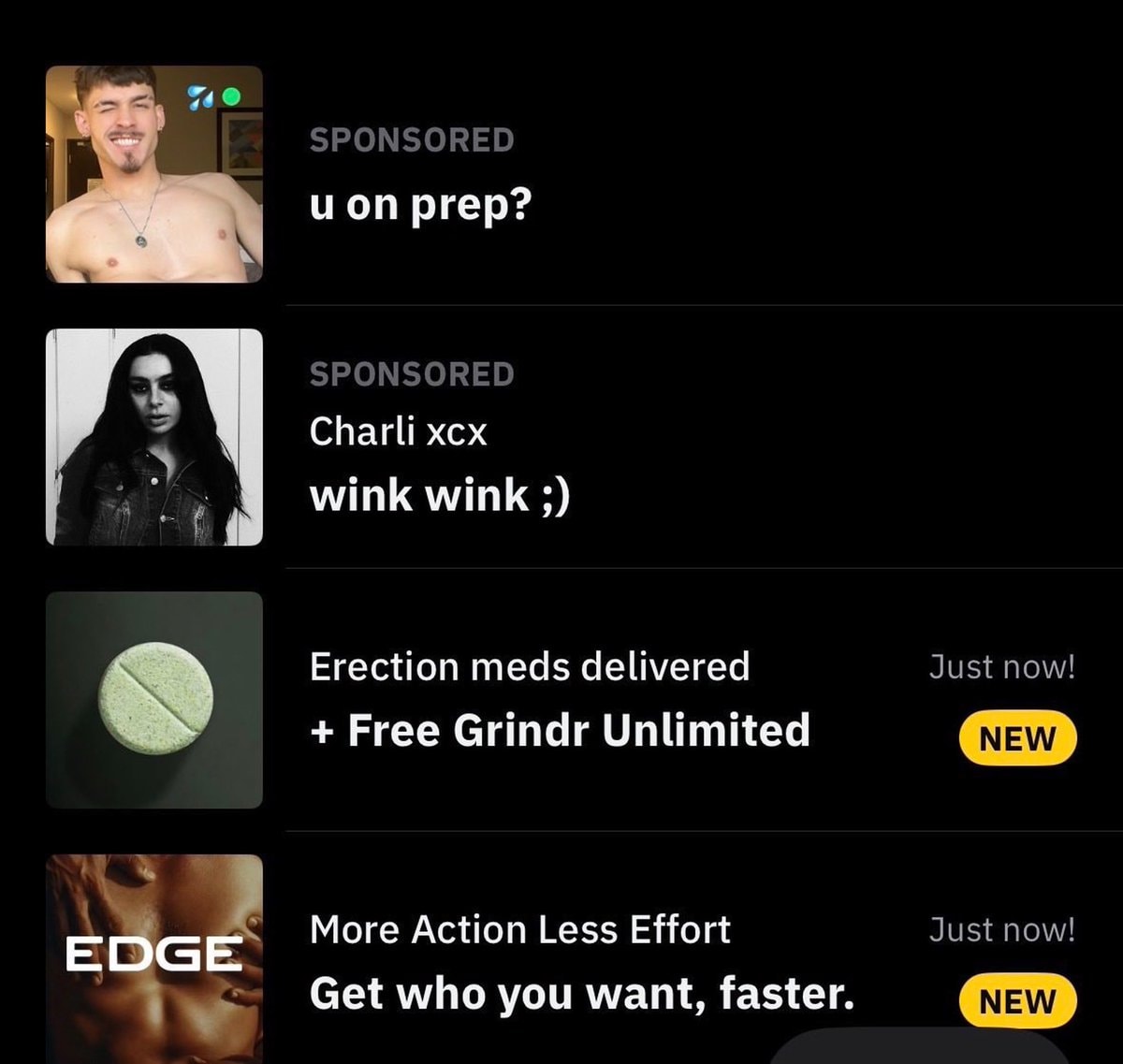 Charli xcx Grindr Music Fashion Film signed CDs (photo 2 of 2)