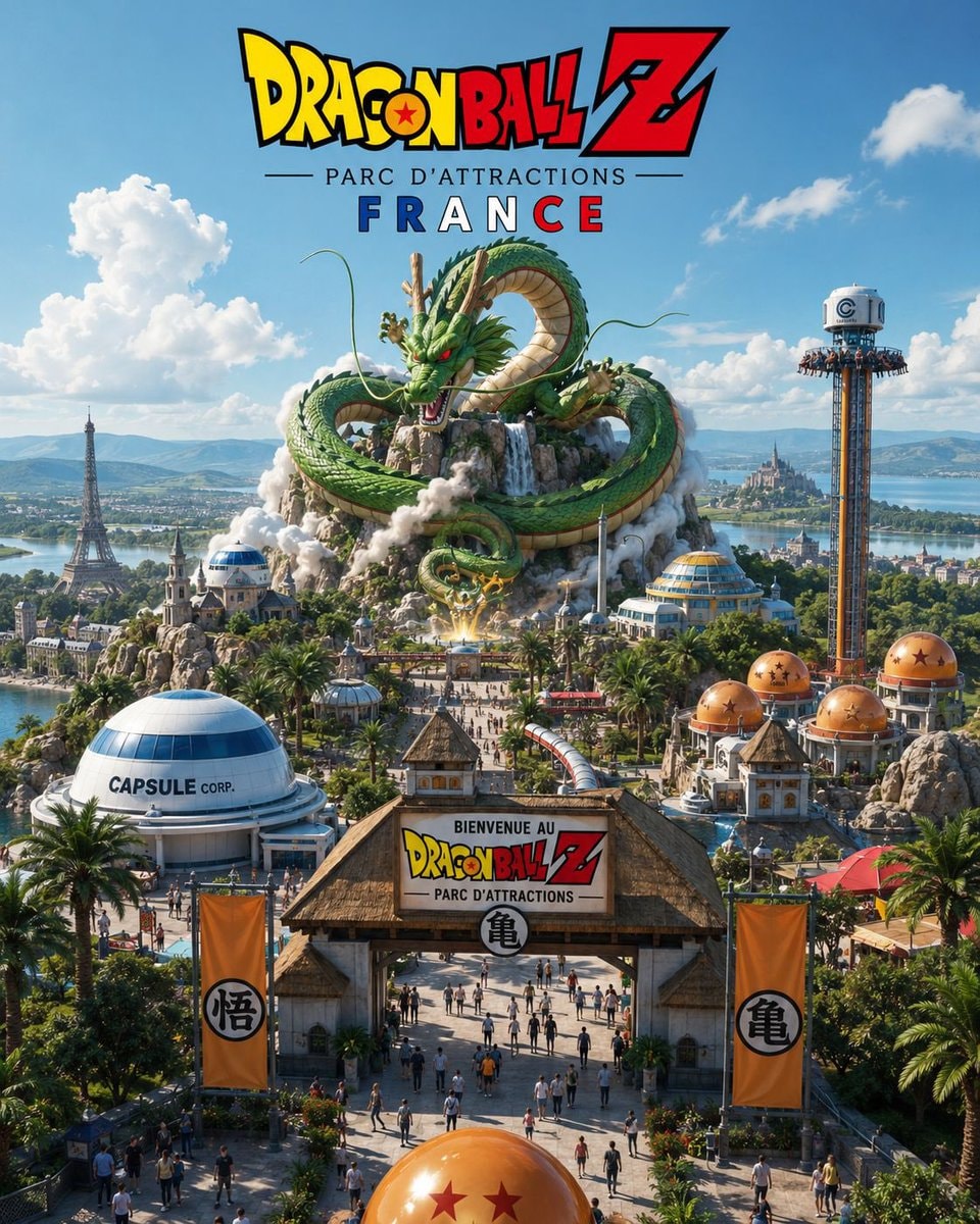 Dragon Ball Z Parc d'Attractions France Dragon Ball Z Parc d'Attractions France