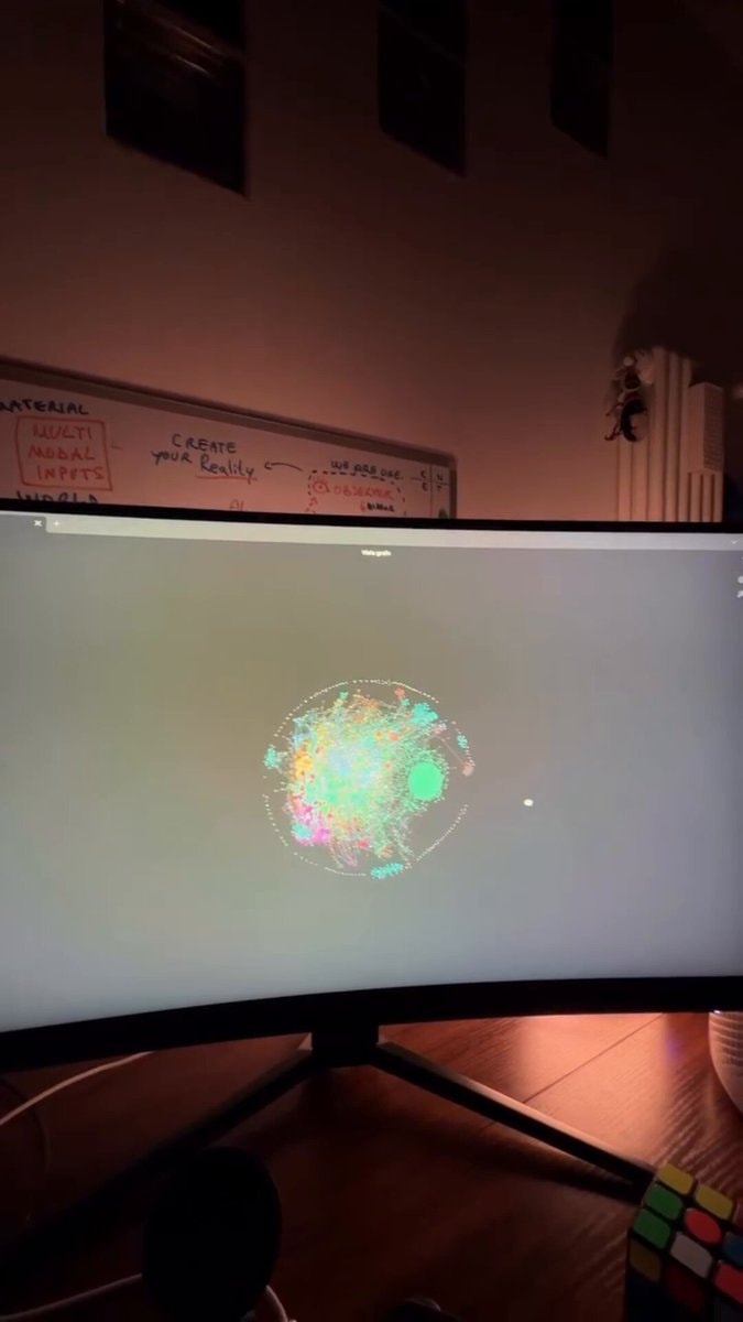 Karpathy second-brain method Obsidian graph