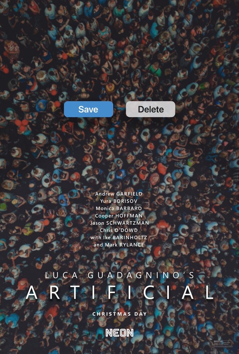 ARTIFICIAL movie poster Luca Guadagnino
