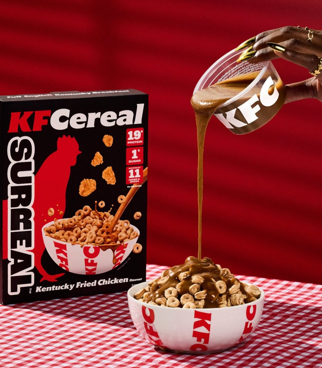 KFC Cereal with gravy