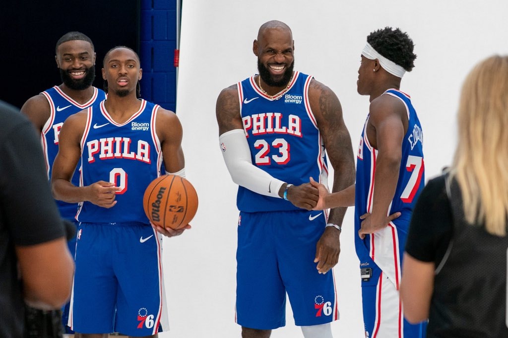 Jaylen Brown Tyrese Maxey VJ Edgecombe LeBron James PHILA