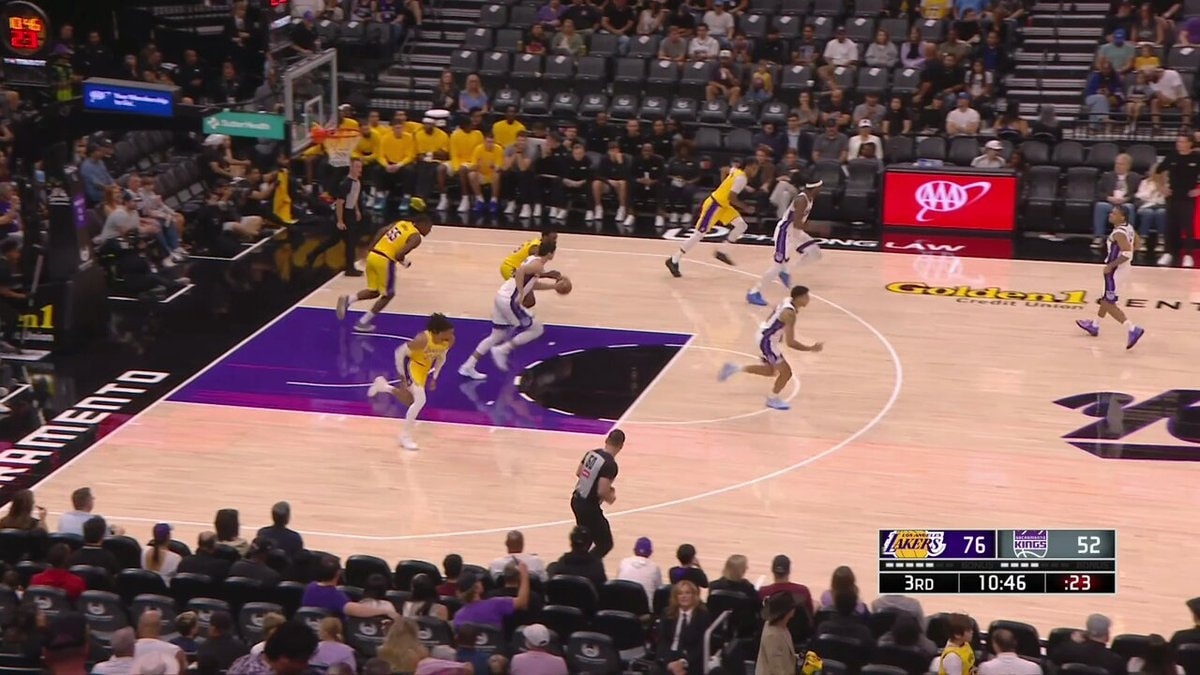 Bronny James three